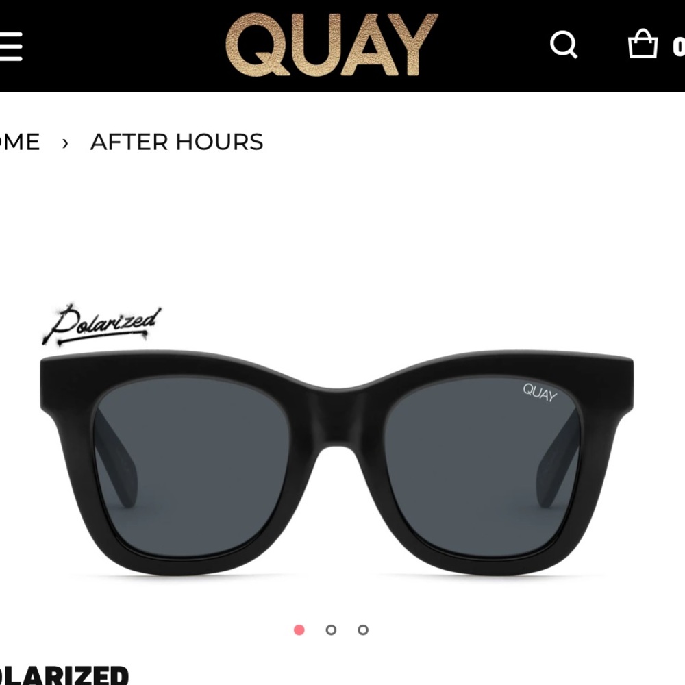 QUAY | After Hours Polarized Sunnies (Black)